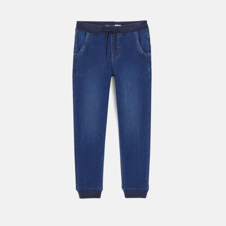 Denim jogging bottoms