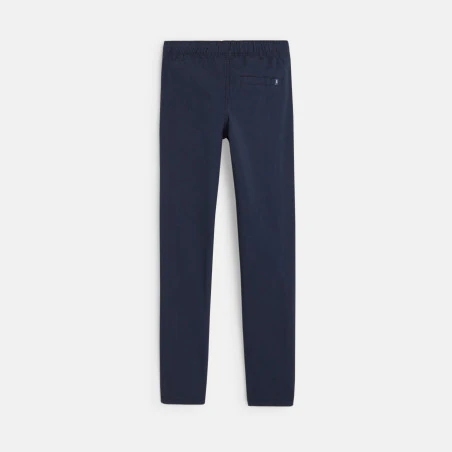 Solid-coloured canvas trousers