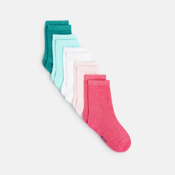 Sequined socks (set of 5)