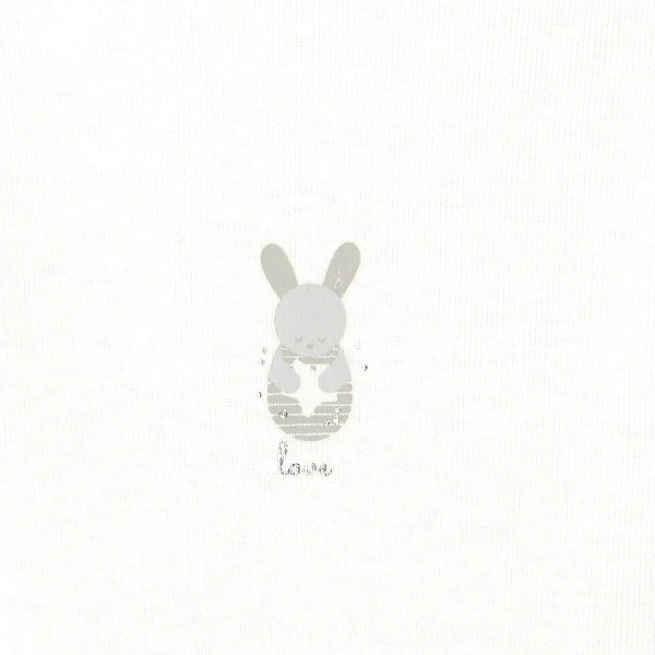 Envelope neck rabbit bodysuit (3-pack)