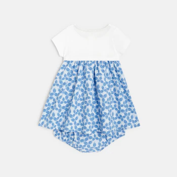 2-in-1 effect dress with bloomers