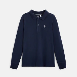 Long-sleeved polo shirt