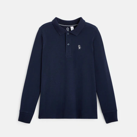 Long-sleeved polo shirt