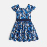 Printed flared dress