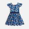 Printed flared dress