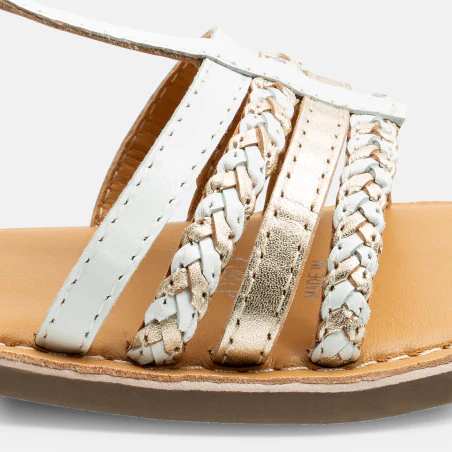 Leather sandal