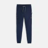 Fleece jogging pants with zip pockets