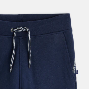 Fleece jogging pants with zip pockets