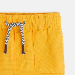 Fancy ribbed cotton shorts