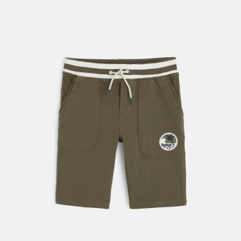 Fleece bermuda shorts