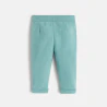 Green fleece jogging pants