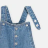 Baby blue boyfriend denim dungarees