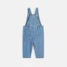 Baby blue boyfriend denim dungarees