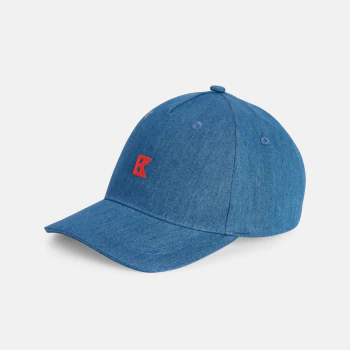 Chambray kids' baseball cap