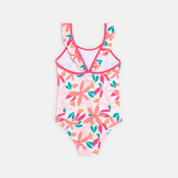 One-piece printed swimsuit