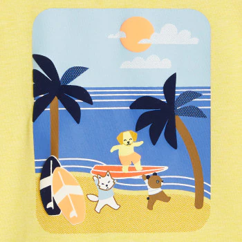 Surfing animals T-shirt