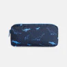 Boys' blue printed school bag