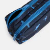 Boys' blue printed school bag