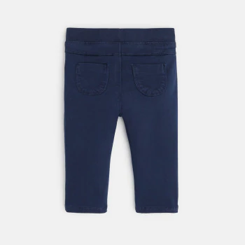 Plain blue jeggings