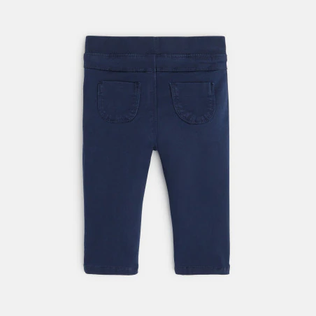 Plain blue jeggings