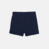 Light gauffered cotton shorts