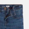 Ultra-resistant skinny fit blue jeans