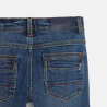 Ultra-resistant skinny fit blue jeans