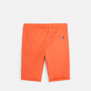 Canvas bermuda shorts