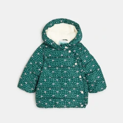 Baby girls' green floral...