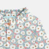 Baby girls' floral seersucker blouse