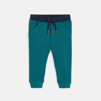 Baby boys' green joggers