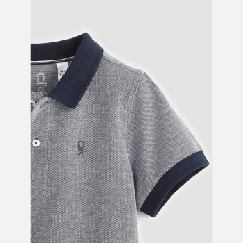 Pique cotton polo shirt