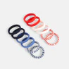 Trendy elastic foam hairbands (set of 12)