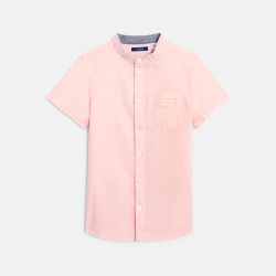 Mandarin collar shirt