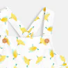 Hummingbird printed dress and bloomers