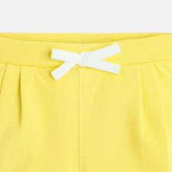 Baby girl's yellow fleece...