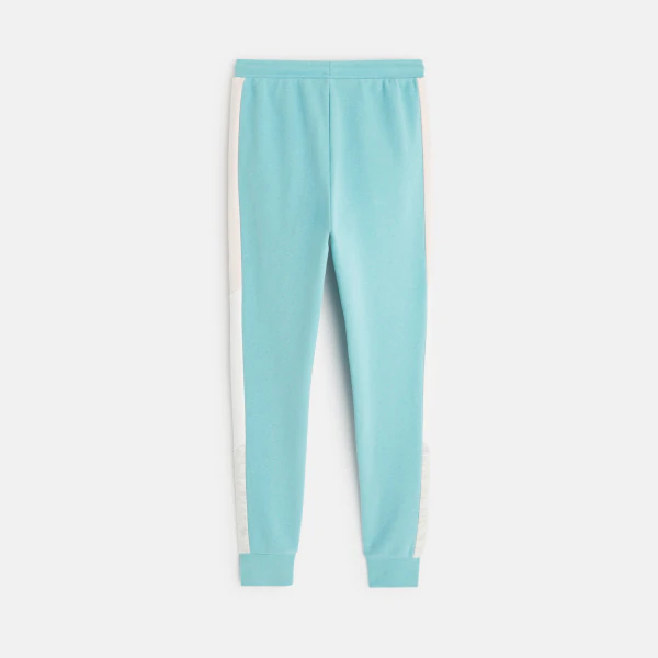 Blue fleece jogging suit