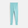 Blue fleece jogging suit