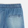 Slim fit denim bermuda shorts