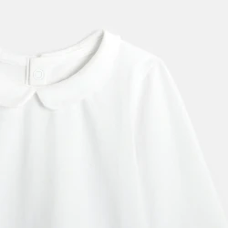 Plain Peter Pan collar T-shirt