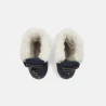 Faux fur-lined snow boots