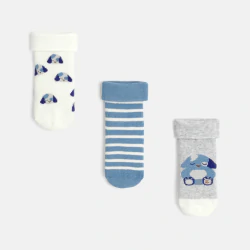 Dog print terry socks (set...