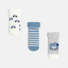 Dog print terry socks (set of 3)