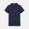 Printed polo shirt