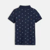 Printed polo shirt