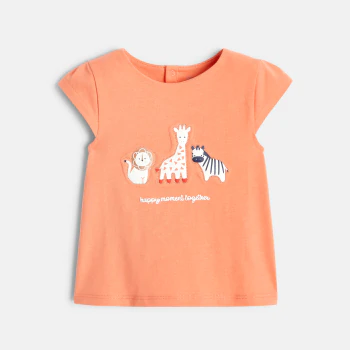 Embossed savannah animals T-shirt