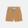 Lightweight embossed cotton shorts