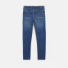 Regular fit jeans with whisker pleats