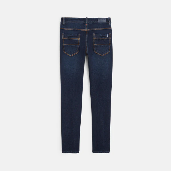 Bi-stretch regular fit jeans with a faded effect