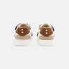 Baby boys' white leather trainers